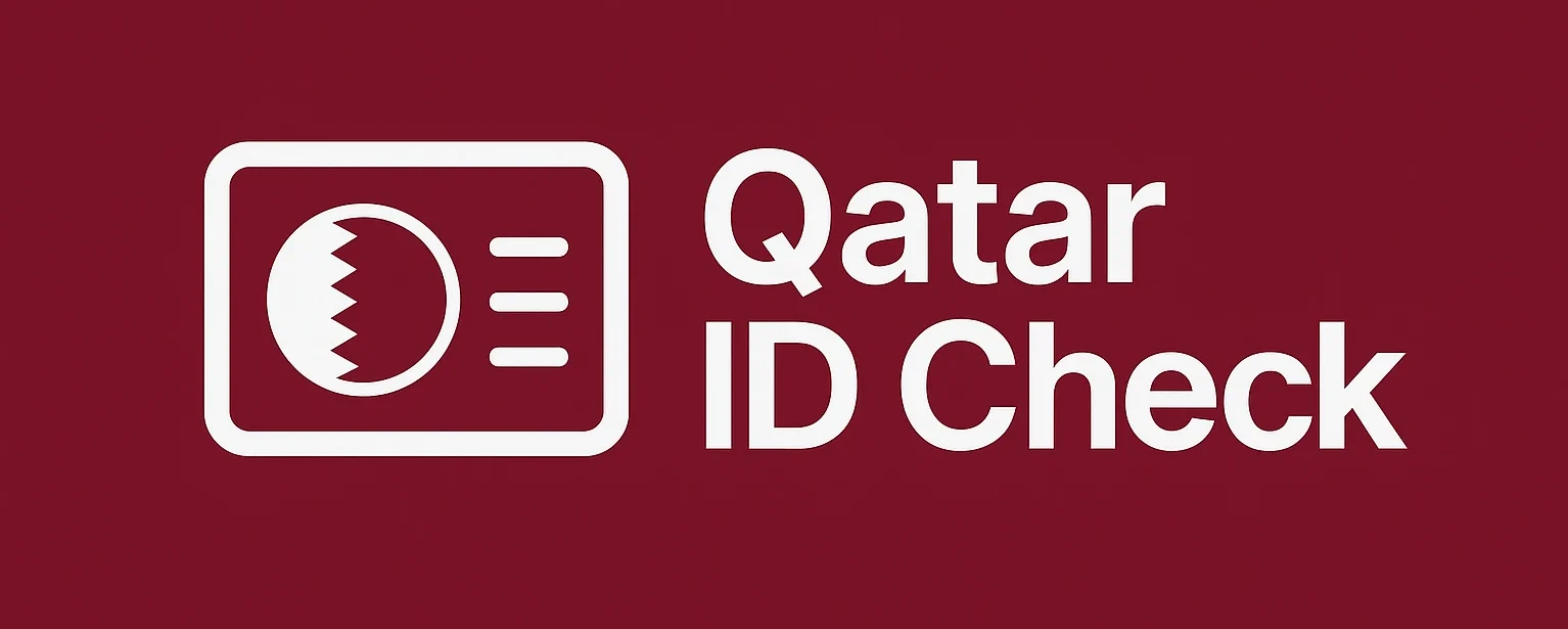 Qatar ID Check logo