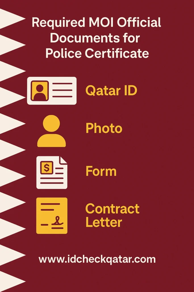 MOI Official Documents Qatar: 2025 Guide 2 what is required moi official documents qatar