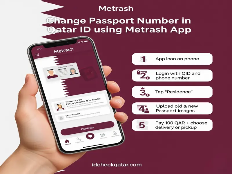 How to Change Passport Number in Qatar ID: 2025 Step-by-Step Guide 3 How to change passport number in Qatar ID using Metrash app – step-by-step guide