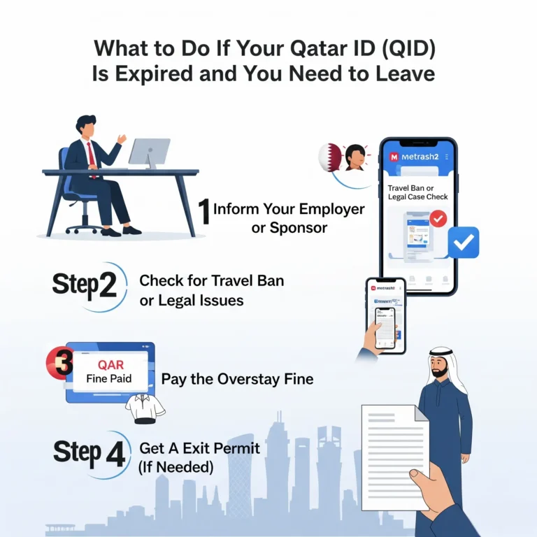 Can I Leave Qatar with Expired QID in 2025? 3 Steps to Follow If Your QID Is Expired and You Need to Leave