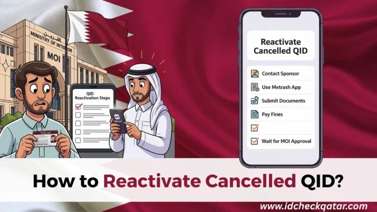 How to Reactivate Cancelled QID in Qatar