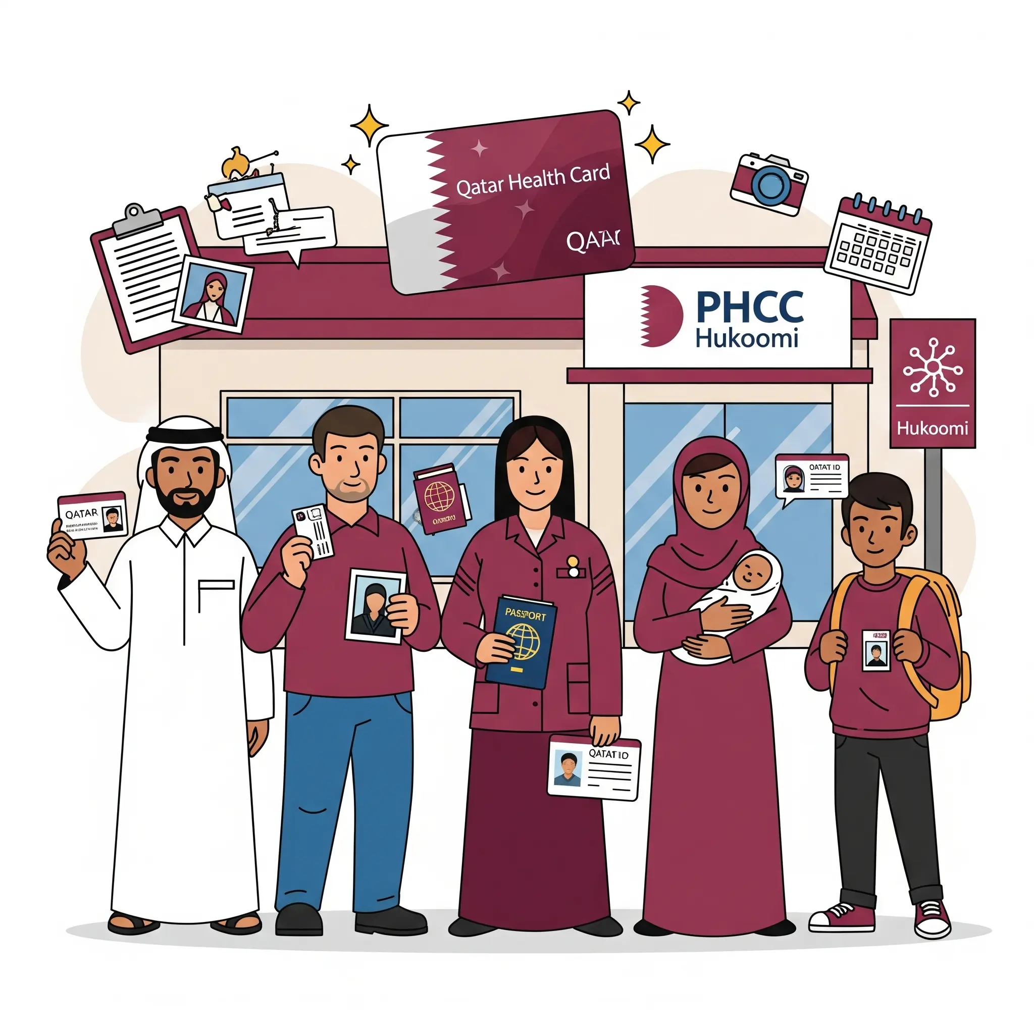 Qatar Health Card: How to Apply, Benefits, and Renewal 2025 3 who get the Qatar HEalth card