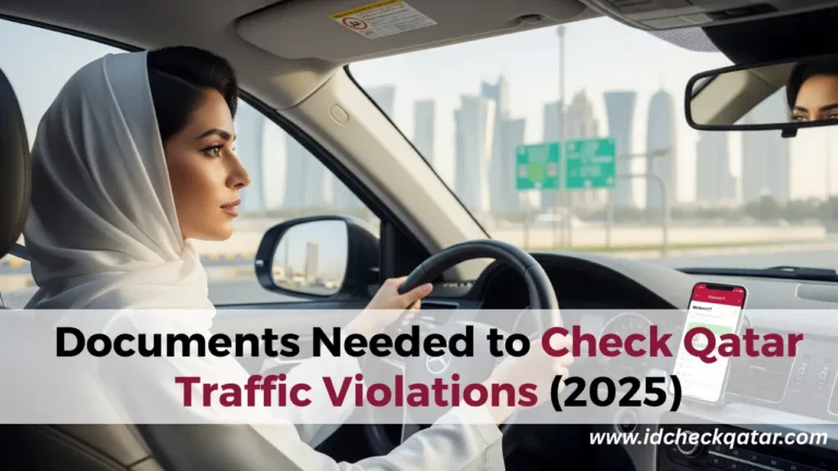 Documents Needed to Check Qatar Traffic Violations (2025 Guide)