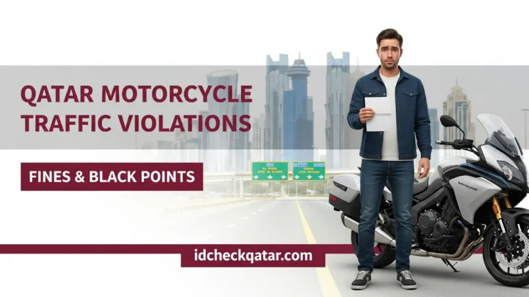 Qatar Traffic Violation for Motorcycle – Avoid Fines 2025